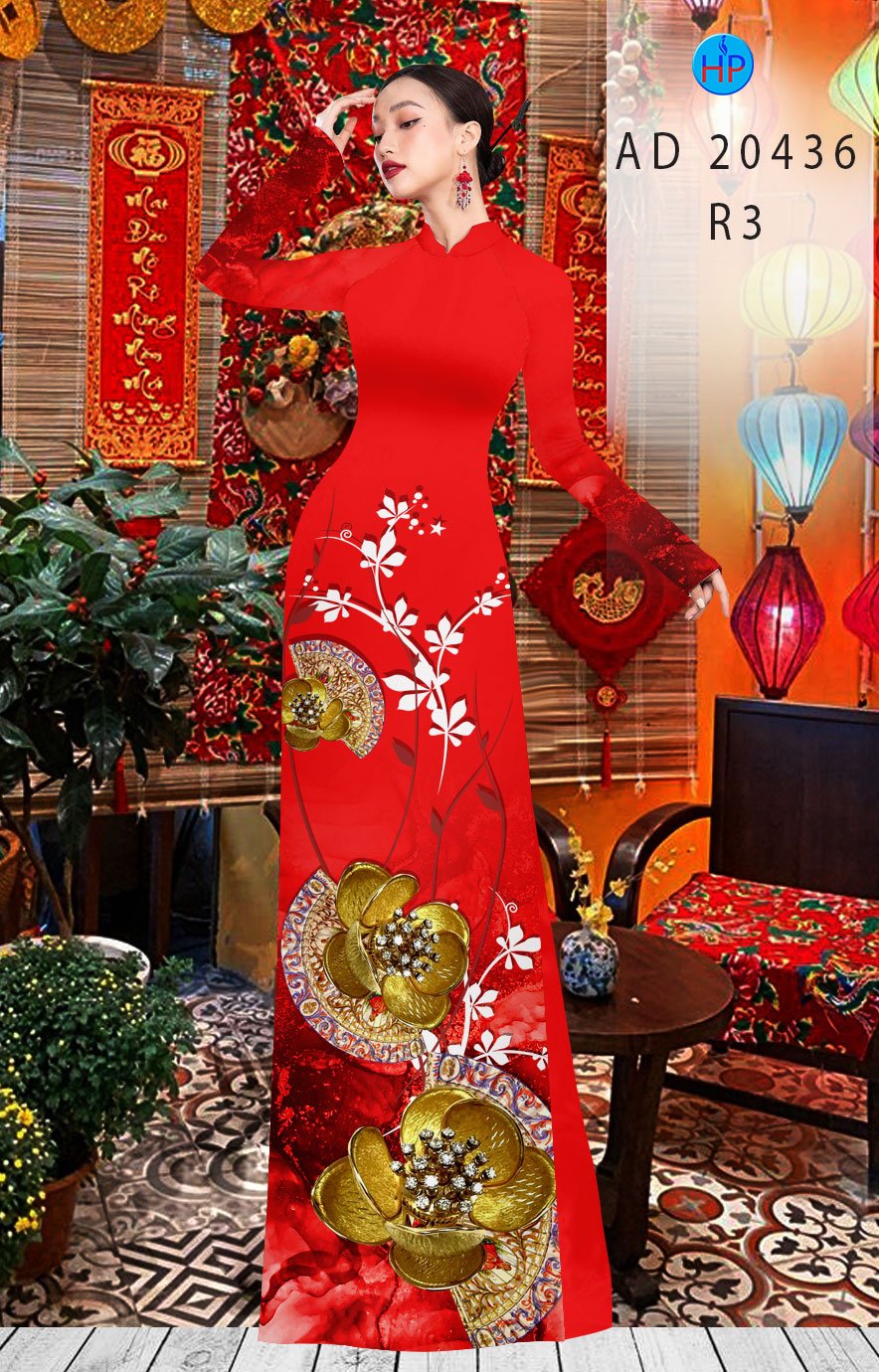 vai ao dai hoa in 3D (8)